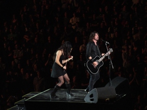 Dave Grohl and Jessy Greene